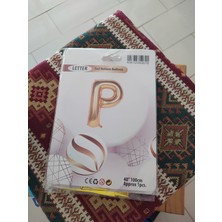 P Harf Balon Gold Renk