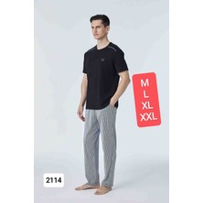 Pijadore 2114 Kısa Kollu Erkek Pijama Takım