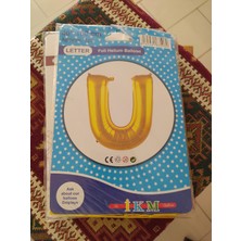 İkm Balon U Harf Balon Gold Renk