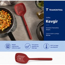 Tramontina Softta Metal Gövdeli Silikon Kevgir / Skimmer Kırmızı Bpa Içermez
