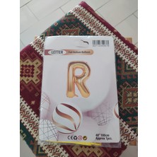 İkm Balon R Harf Balon Gold Renk