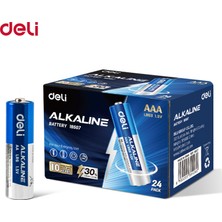 Deli Alkalin Pil 4 Adet %30 Uzun Ömürlü Güçlü Pil
