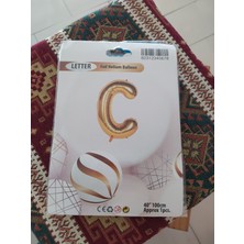 İkm Balon C Harf Balon Gold Renk