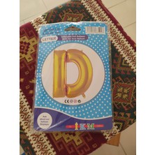 İkm Balon D Harf Balon Gold Renk