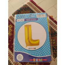 İkm Balon L Harf Balon Gold Renk