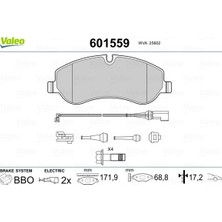 Valeo Depomix Ön Balata Ford Transit V363 14 -Transit Custom 2.2 Tdci 12 Kablolu Fte Kirmizi Kutu