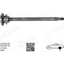 GVA Depomix Aks Mili Arka Sol Kalin Kisa 840MM Mercedes Sprinter B906 . Vw Crafter 30-35-50 Z:29-30 Poryali