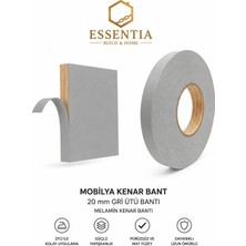  Mobilya Kenar Bandı Gri 20MMX5MT Ütü Bandı