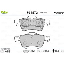 Valeo Depomix Arka Balata Lgn Ii 01 Mgn Ii-Latitude-Vectra C 03 Focus Ii 05 Connec 06 CMAX06 Primera 02 GDB3292 Fte Kirmizi Kutu