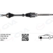 GVA Depomix Komple Aks Sağ Nissan Qashqai 1.5l K9K J10 06-13 Manuel Vites