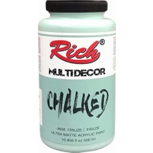 Rich Multi Decor Chalked Firuze 500 cc Akrilik Boya 4608