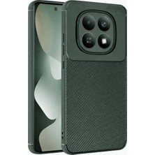 TeknoKapsül Note 15 4g Auto Fus Karbon Kapak - Koyu Yeşil