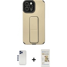 İlk El Grup Pilelistore™ iPhone 12 Pro Max Kılıf Çekirdek Yansıma - Siyah Mat Seramik Nano Ekran Koruyucu + Shine Kamera Lens - Lt