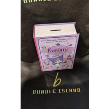 Ada Çanta Kırtasiye Kuromi Figürlü Çelik Kasa Kumbara AD405