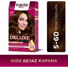 5 Adet Palette Deluxe Saç Boyası 5-60 Sıcak Çikolata