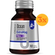 Ocean Extramag Fibra 60 Tablet - 3 Kutu (Toplam 180 Tablet)