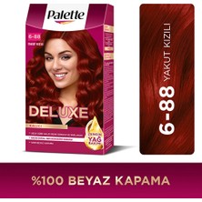 5 Adet Palette Deluxe Saç Boyası 6-888 Yakut Kızılı
