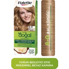 5 Adet Palette Kalıcı Doğal Renkler Saç Boyası 8-0 Bal Köpüğü