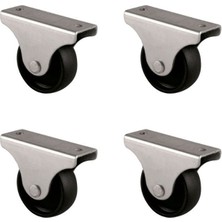 Vice Avm Furç Sabit Teker - 38MM - Siyah HKS229 - 4 Adet TG-1395 346702