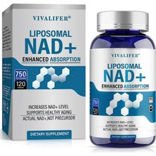 Vıvalıfer Liposomal Nad+ 500MG With Trimethylglycine Tmg 250 Mg Anti Aging Repair BRAIN120 Caps