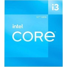 Intel Core I3 12100 17MB 4çekirdekli O/b UHD VGA 1700P 58W Kutusuz+Fansız