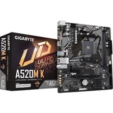 Gigabyte Gıgabyte A520M K V2 Ddr4 HDMI Pcıe 16X V3.0 Am4 Matx