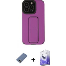 İlk El Grup Pilelistore™ iPhone 13 Pro Max Kılıf Çekirdek Yansıma - Siyah Bilvis 5in1 5d Magic Hayalet Cam Ekran Koruyucu + Metal Kamera Lens Koruma Cam - Akyl