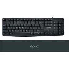 Iromx SK10X Tr Kablolu Standart Siyah Q Klavye