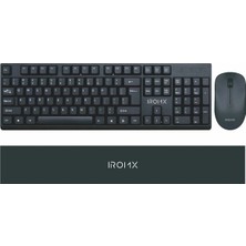 Iromx SW20C Tr Kablosuz Standart Siyah Q Klavye+Mouse