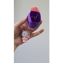 Ematcrt Kırılan Yumurta  3D  Anahtarlık 1 Adet Mavi Pembe