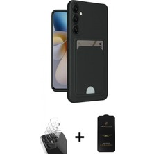 Marsilyan™- Galaxy S24 Plus Kılıf Vadi Çizgi Prime - Siyah 6d Antistatik Mat Seramik Hayalet Nano Ekran Koruyucu + Kamera Lens Koruma Cam - Sf