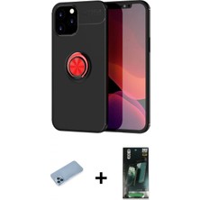 Marsilyan™- iPhone 12 Pro Max Kılıf Yankı Form Prime - Siyah 360 Mat Full Body Arka Koruyucu + Shine Kamera Lens Koruma Cam - Mı