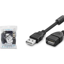 Vice Avm USB Uzatma Kablosu 5 M - Si̇yah HDX7521 TG-1395 348174