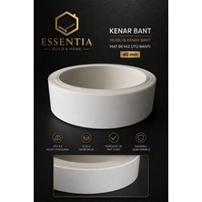 Mobilya Kenar Bant 40 mm x 5 Metre Mat Beyaz Ütü Bantı Melamin Kenar Bandı