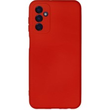 İlk El Grup Samsung Galaxy M23 Kılıf Nano Içi Kadife Silikon - Kırmızı