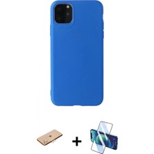 Pileli Store Pilelistore™ iPhone 11 Pro Max Kılıf Kozmos Yansıma Özel Seri - Siyah 3D Antistatik Seramik Nano Ekran Koruyucu + Renkli Kamera Lens Koruma Cam - Tu
