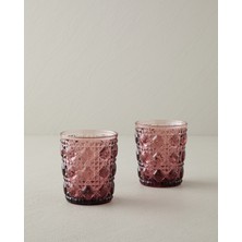 English Home Crysta Cam 2'li Bardak 300 ml Pembe