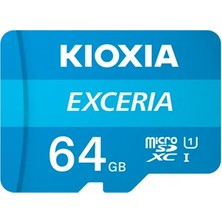Kioxia Kıoxıa Microsd 64GB Excerıa LMEX1L064GG2 CLASS10 Hafıza Kartı