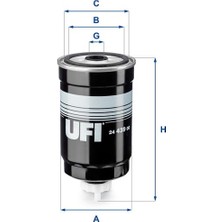 Ufi Depomix Yakit Filtresi Uzun Tip Hyundai Accent Admire. Era. Getz. Matrix 1.5l D3EA D4FA Crdi 02-10 / H-1. Starex. Libero 2.5l D4CB 03- / Kia Rio 1.5l D4FA 05-11 / Carens 2.0l D4EA 10-13