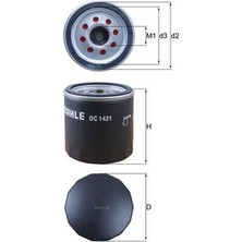 Mahle Depomix Yag Filtresi Astra K 16 B10XFL D10XFL B14XE B14XFL D14XFL D14XFT Insignia B 18 B15SFL D15SFL B15SFT Corsa E 15 B10XFL-B10XFT Mokka Mokka x B14XFT Insignia A 2.0 Nht-Nft
