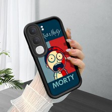 Ucuc Vivo Y31/Y21D Uyumlu Siyah Silikon Şık Baskı Kılıf Darbeye Dayanıklı Kamera Korumalı