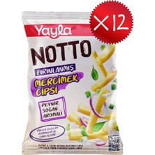 Yayla Notto Peynir Soğan Aromalı Mercimek Cipsi 55 G X12