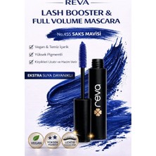 Reva Lash Booster&Full Volume Color Maskara Sax Blue-Tam Hacim & Uzatan Renkli Maskara Sax Mavisi 455
