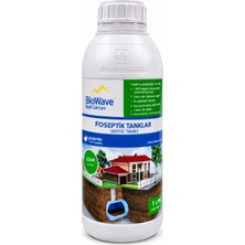 Aquames Global Water Solutions BioWave Foseptik Tanklar Koku ve Atık Giderici  Bakteri 1 lt %100 Doğal Çevre Dostu