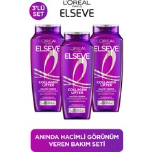 Elseve 3'lü Collagen Lifter Hacim Veren Bakım Şampuanı 300ML