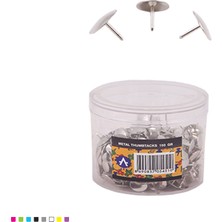 Ark Gümüş Renk Metal Raptiye 150 gr 1 Adet