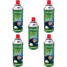 Orcamp 5'li Paket Kamp Kartuş Tüp 227 gr %30 Propan & %70 Bütan Gazı Özellikli Model KTS227