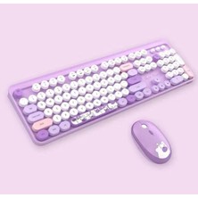Vice Avm Hello Bear Mor Klavye Mouse Set TG-1395 349850