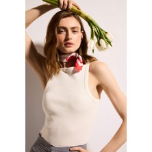 DeFacto Slim Fit Basic Düz Kayık Yaka Fitilli Kaşkorse Atlet H6030AX26SM
