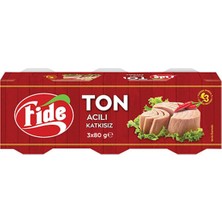 Fide Ton Balığı Acılı 3X80 gr